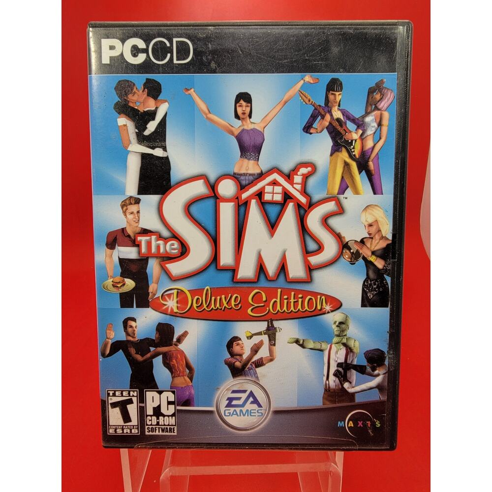 The Sims Deluxe Edition PC Game 2-Disc Set Complete With Manual